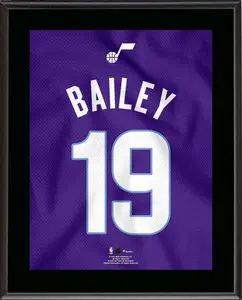 Ace Bailey Utah Jazz 10.5" x 13" Jersey Number Sublimated Player Plaque