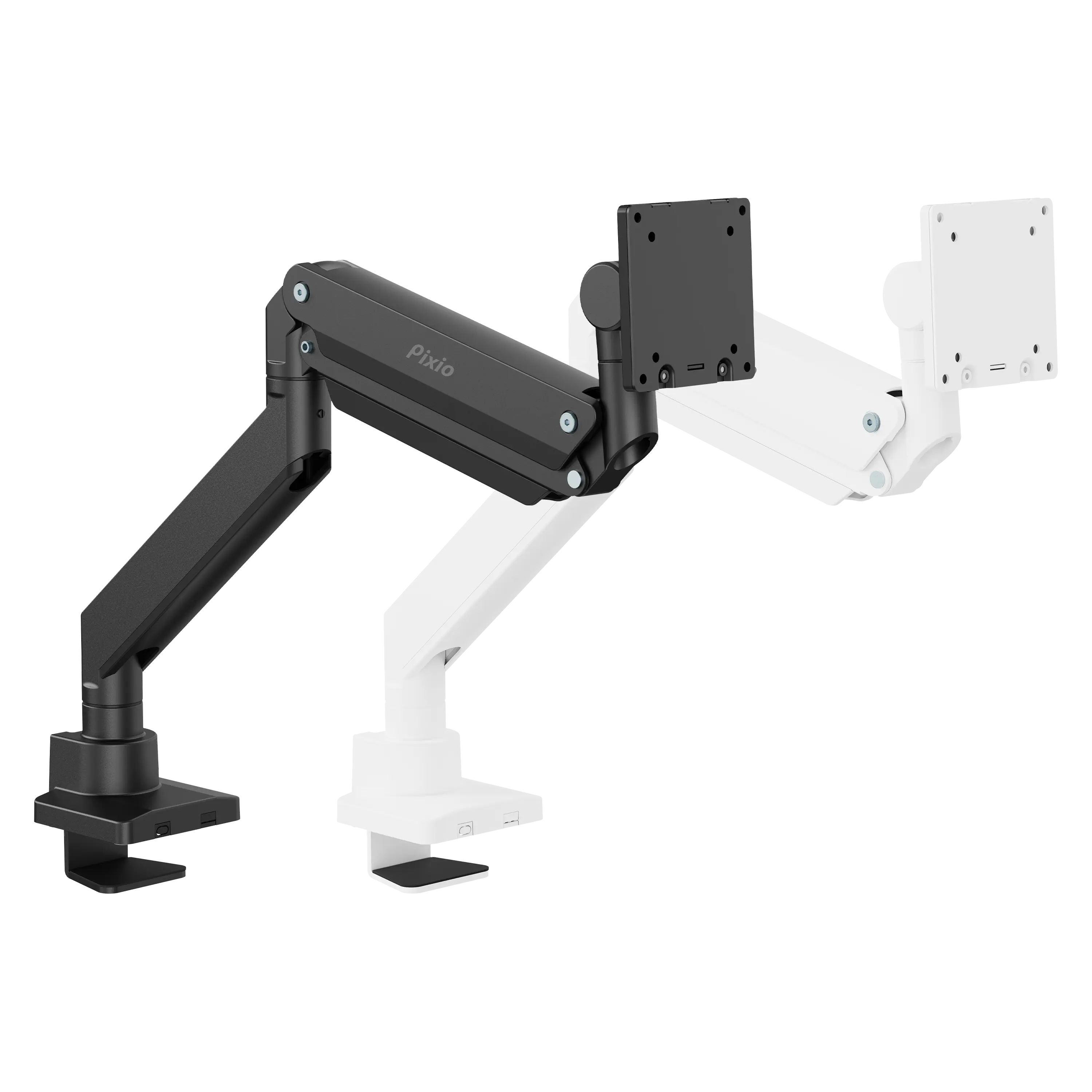 Pixio PS2S Titan Ultrawide Mega Heavy-Duty Premium Single Monitor Holder, Fits Up to 57 in Screens, Holds Up to 59.4 lbs, VESA Compatible, Integrated Cable Management, Ergonomic Home Office