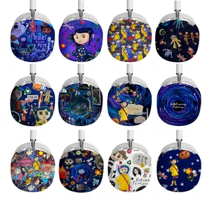 AirPods Max Skin Cover – Blue Aesthetic Movie Collage Headphone Wrap, Cute Cartoon Protective Decal Cute Gothic Cartoon Collage