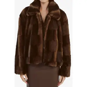 SYLVIE ZIP FAUX FUR JACKET