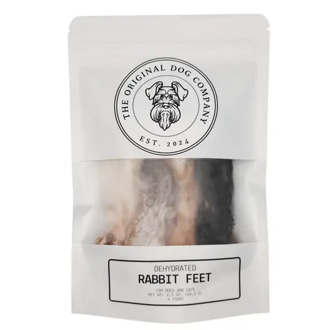 Dehydrated Rabbit Feet for Dogs & Cats | Natural Chew and Treat