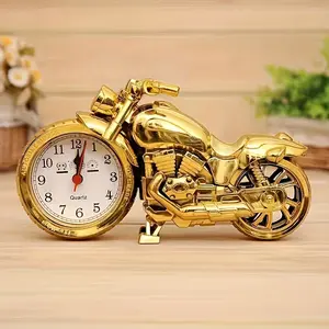 Plastic Motorcycle Alarm Clock New Design Exquisite Appearance Bedroom Decoration Portable Desktop Alarm Clock for Home Office