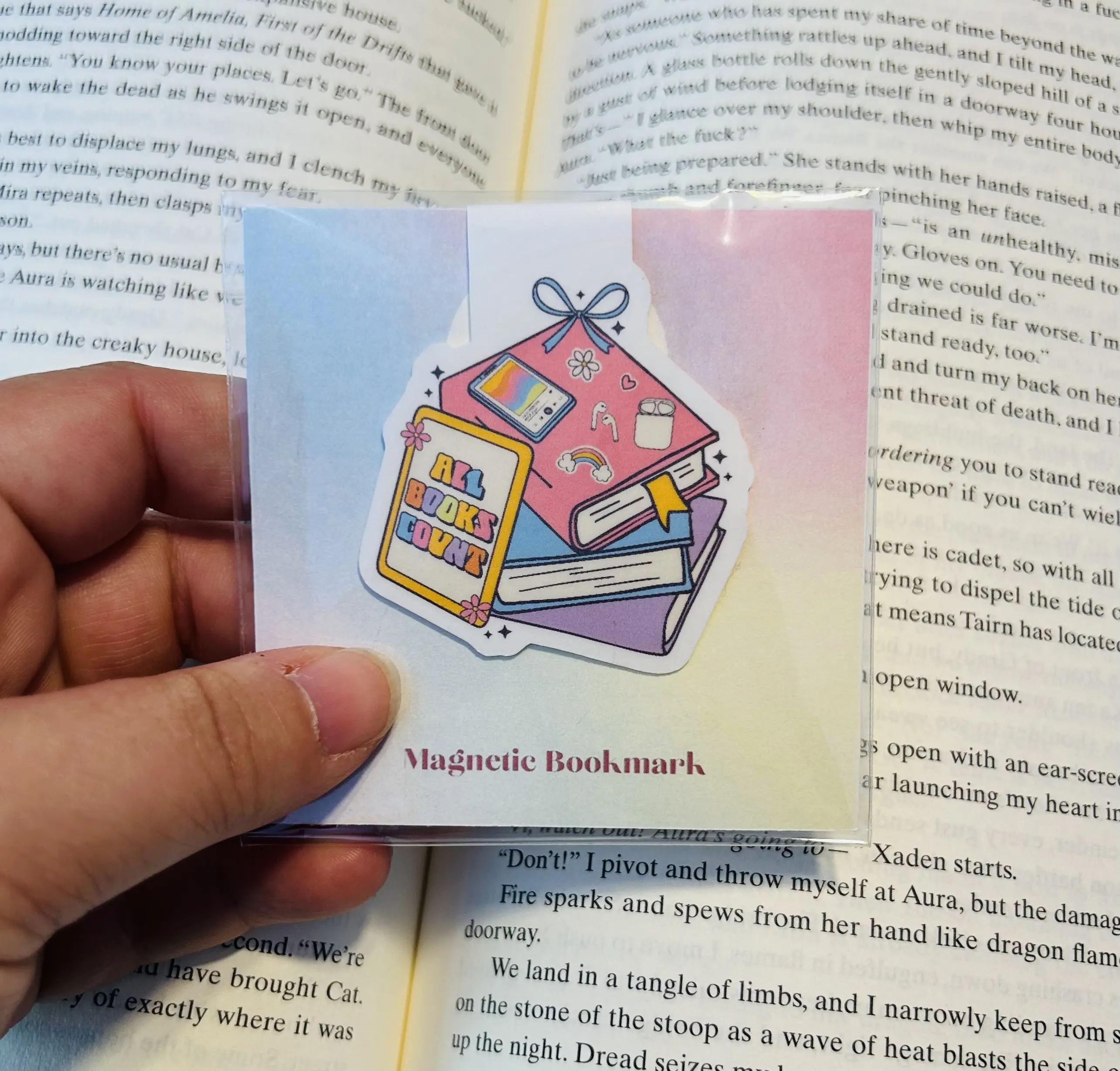 All Books Count kindle audiobook Magnetic Bookmark