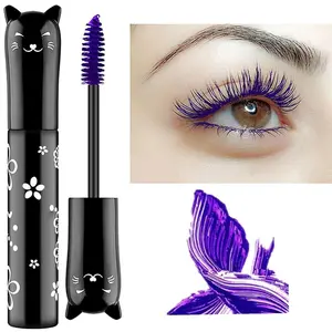 Purple Lashes Extensions Mascara Eyes Makeup eyelash Serum Color Mascara Fast Dry Eyelashes Curling Lengthening Party Synthetic Cosmetic Applicator