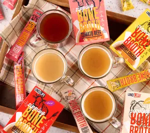 LonoLife 16 Single Serve Protein Packed Bone Broth Mix Packs