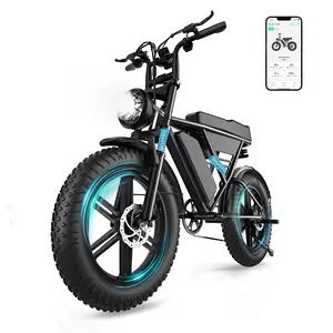 [100KM Rang] Electric E-Bike 1500W Peak Power 31 MPH Top Speed 50-80 Miles Range 48V 20Ah Battery 3-Seater Shimano 7-Speed 20-Inch Fat Tires UL CE FCC RoHS Certified