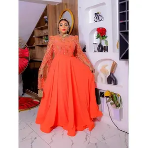Dramatic Orange Sequin Cape Sleeve A-Line Dress for Wedding Guest Mother of The Bride or Groom Birthday Party Graduation Photoshoot Anniversary Celebration Embellished Dresses for Women Plus Size 14-20 Orange Gold Purple White Pink