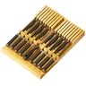 SpaceAid Bamboo Knife Drawer Organizer Insert Holder with 16 Knife Slots and 1 Sharpener Slot