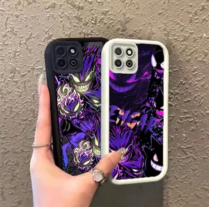Purple Gengar Phone Cover For Iphone 17 Pro Max 17 AIR 16 15 13 12 11 Pro Max 12 13 MINI 16 PLus XS XS Max Soft Silicone Phone Cover