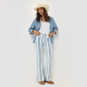 Women's Wrangler Retro Striped Bailey High Rise Flare Jean - Gabby