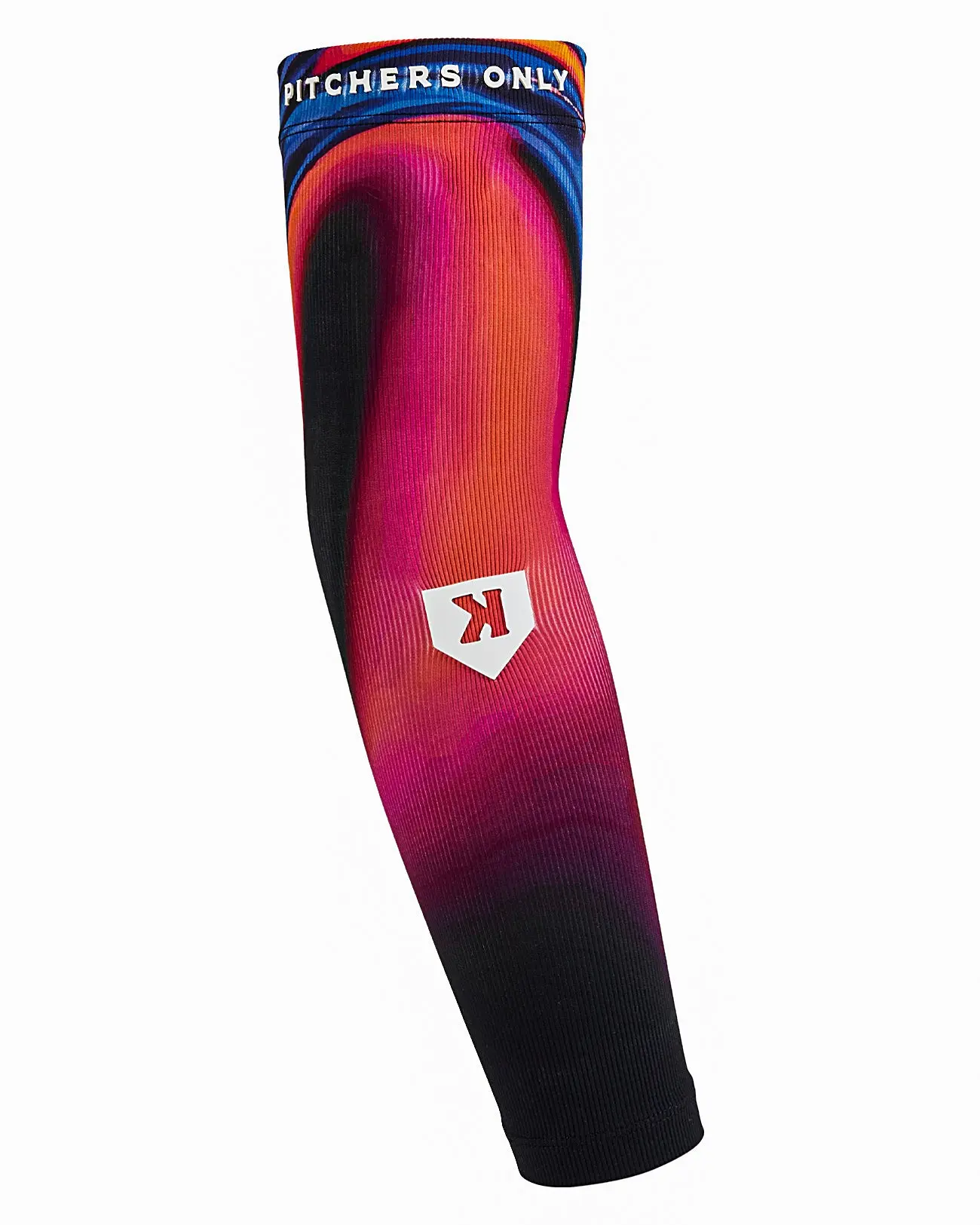 Baseball Pitcher Arm Sleeve, Pitchers Only Psychedelic, Graduated Compression, Moisture-Wicking Fit