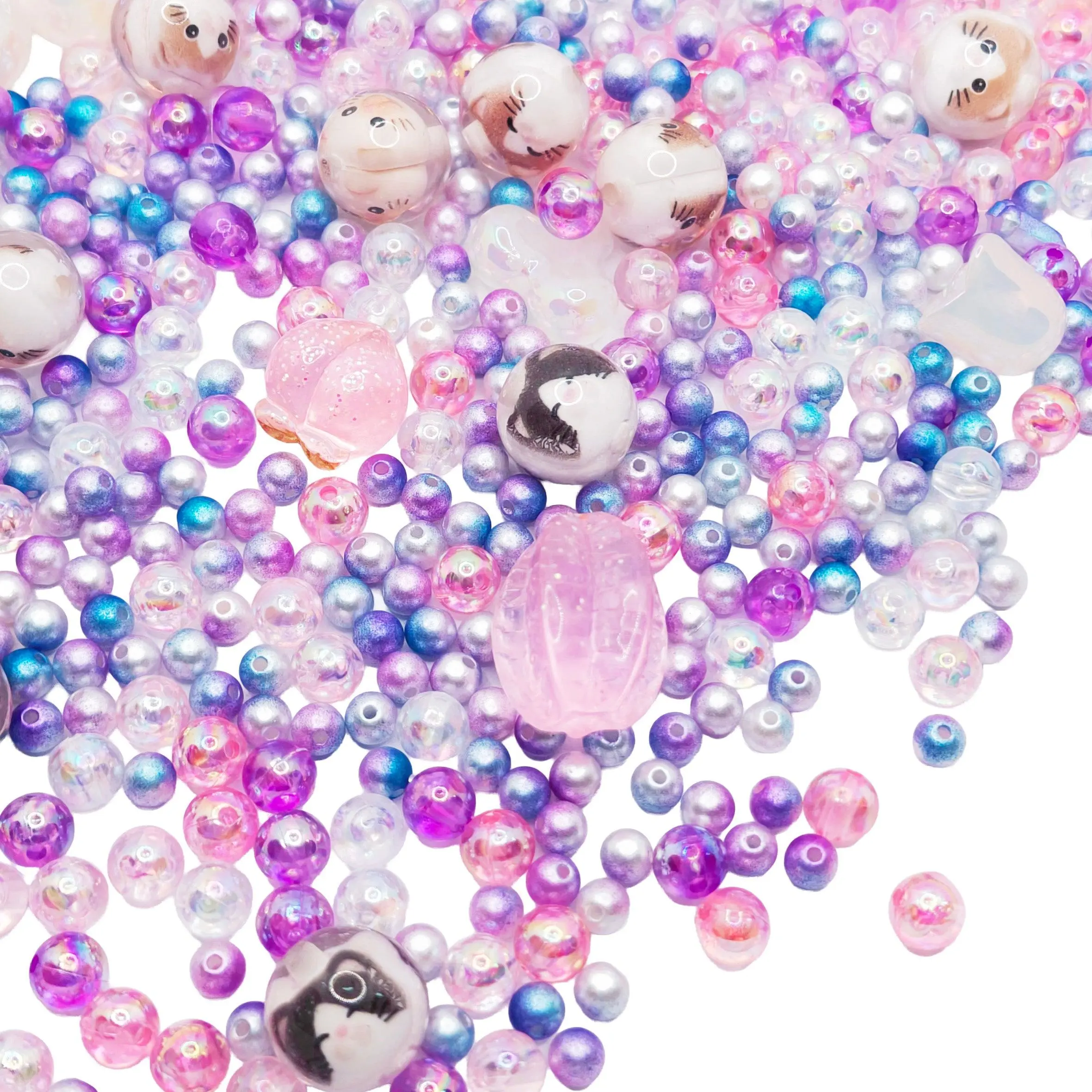 L1714]Kitty Fantasy DIY tools set DIY Beads charms