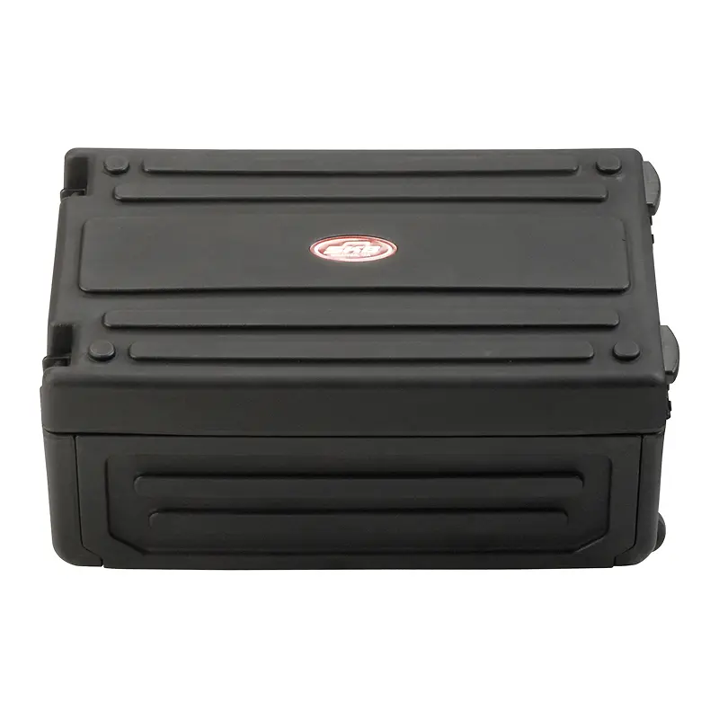 SKB Studio Flyer 2U Standard 19" Rack Case 19" Trackable x 2U, Black Laptop Combo Case