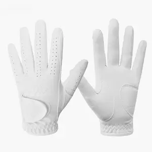 Golf gloves for sports protection, left-hand only, unisex, non-slip, wear-resistant, comfortable and breathable suede sports gloves. Buy one get one free, two-piece set outdoorfun soft