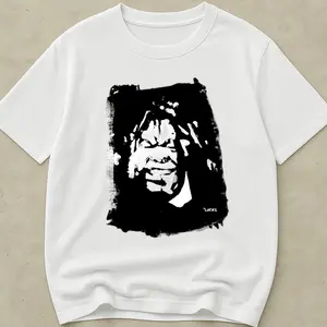 White Lucki rapper T-Shirt multiple sizes 100% cotton soft style cotton t-shirt printed on a gildan 6400
