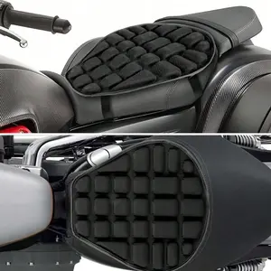 Motorcycle Seat Cushion Lycra, Universal General Sponge Pad, Breathable Shockproof Comfortable, Lycra Fabric, Motorbike Pads Accessories