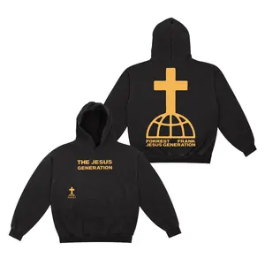 The Jesus Generation Black Tour Hoodie - Premium Christian Streetwear Graphic Pullover - High-Quality Cotton Unisex Faith-Based Apparel - Stylish Religious Concert Merch Gift Idea