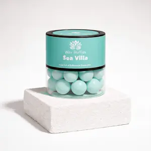 Sea Villa Wax Truffles | Sea Salt Driftwood Ocean Mist | 4 oz Hand Poured Wax Melts | Coastal Scented Wax Beads | Made to Order Home Fragrance Gift