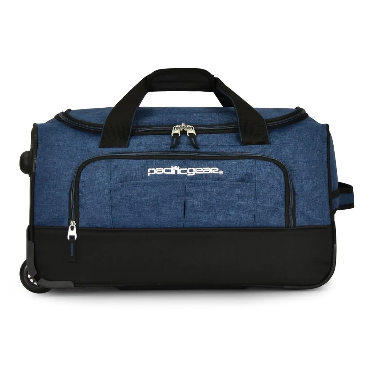 212 MAIN Pacific Gear PG03071N 21 in. Polyester Keystone Rolling Duffle Bag, Quick Access U-Zipper Top