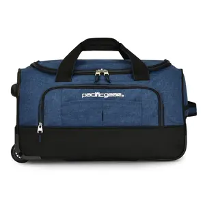 Pacific Gear PG03071N 21 in. Keystone Rolling Wheels Duffel Bag, Navy