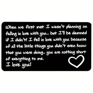 1/3/5 PCS Romantic Carved Wallet Cards, Hug Cards, Love Info Contribution Cards, Greeting Card, Perfect Valentine's Day Gift, Birthday, New Year Present