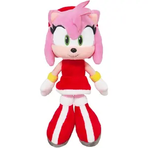 Sanei Boeki STH04 Sonic The Hedgehog All Star Collection Amy (S) W 5.1 x D 3.9 x H 8.7 inches (13 x 10 x 22 cm) Plush Toy