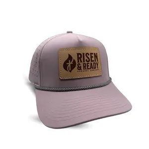The Risen Premium Lilac Rope Snapback