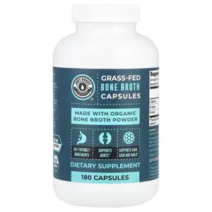 Left Coast Performance Grass-Fed Bone Broth, 180 Capsules