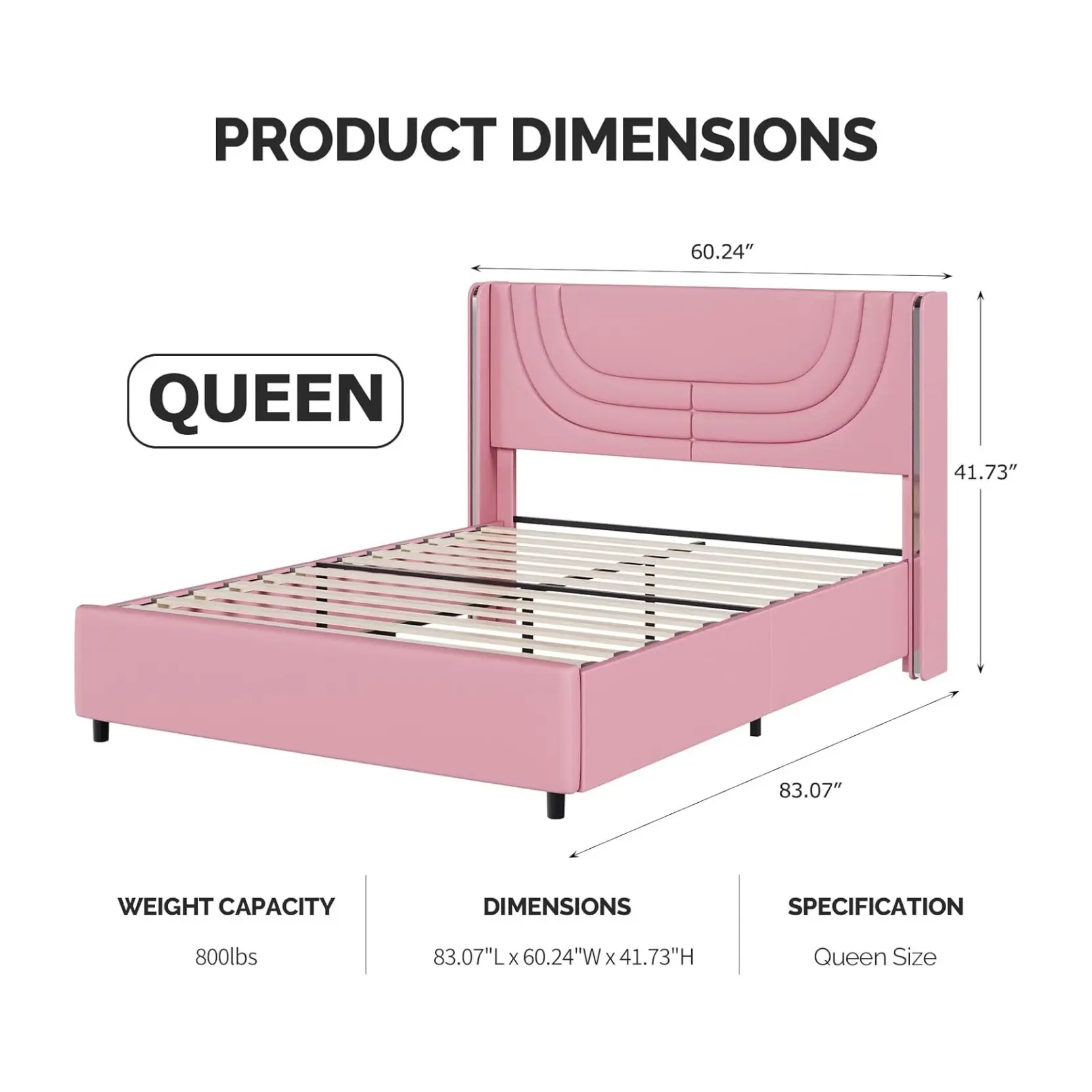 Queen Size Pink