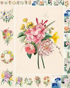 35 Sheets 6"x8" Decoupage Paper Pack for Decoupage, Craft and Scrapbooking