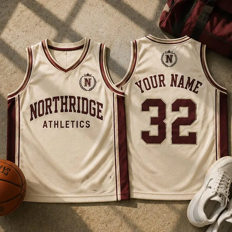 Personalized College Basketball Jersey, University Basketball Jersey, School Spirit Shirt, Campus Athletics Mesh Top, School Game Day Outfit