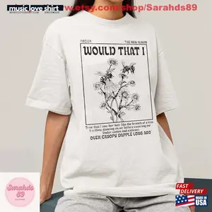 Hozier Would That I Vintage Unisex Shirt Tee Tour Sweatshirt Classic YPI
