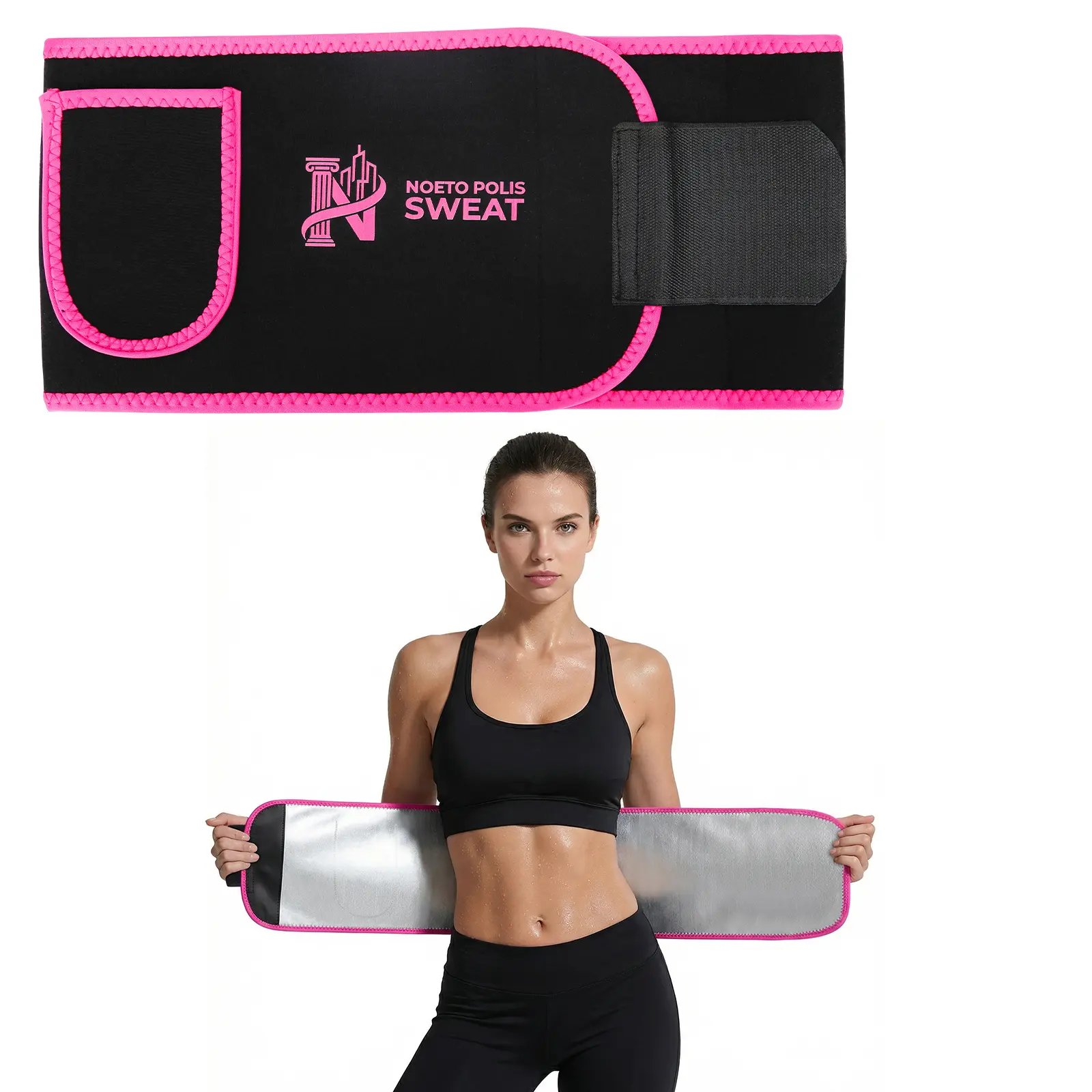 2026 Upgraded Sweat Ab Trainer for Women and Men,Sweat Band Waist Trainer Belt for High Intensity Training and Gym Workouts Exercise Waistband