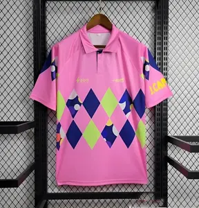Rétro 1992/93 Mexique Gardien CAMPOS 1 Domicile Maillot Rose