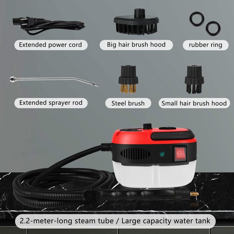 Clearance Sale!Handheld Pressurized Steam Cleaner,2500W Handheld High Temp Portable Cleaning Machine, Cleaning for Couch, Auto, Floor Car Wash Equipment Clearance Sale!Handheld Pressurized Steam Cleaner,2500W Handheld High Temp Portable Cleaning Machine, Cleaning for Couch, Auto, Floor Car Wash Equipment