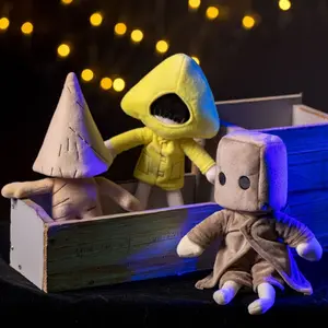 Little Nightmares Plush Toy Box Set, Soft Stuffed Character Figures, Perfect Gift for Fans & Collectors, Ideal for Home Decor