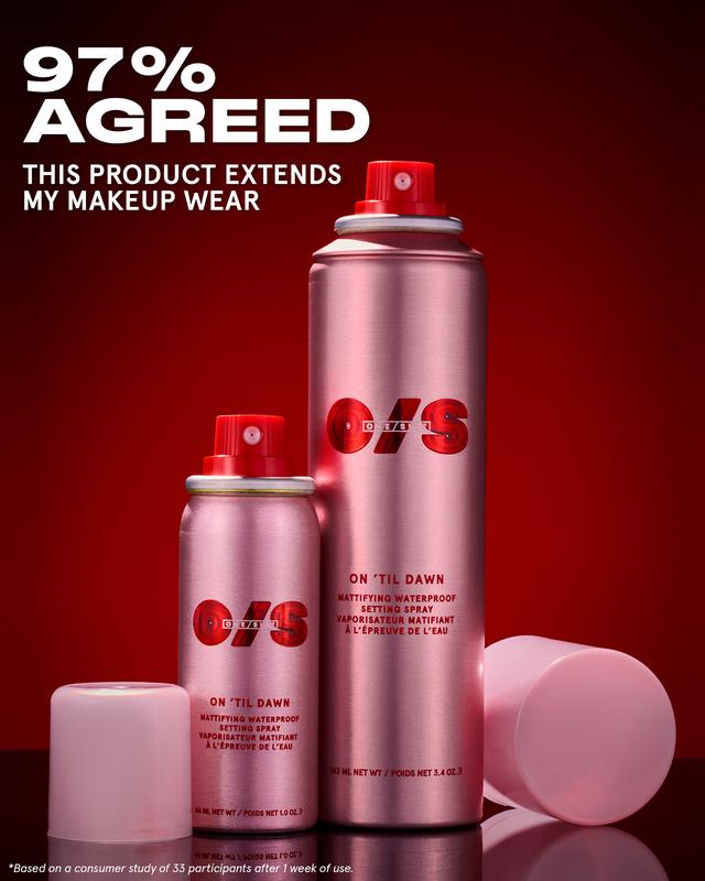 Lock, Slay, Repeat: On ‘Til Dawn Full-Sized Trio | THREE ONE/SIZE Setting Sprays for All-Day Oil Controlling Matte Finish