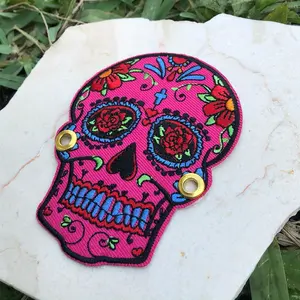 Pink Skull  Roller Skate and sneaker charms