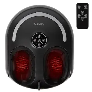 Foot Massager Machine with Heat,  Foot Massager for Plantar Fasciitis, 3 Heat Levels, Mothers Day Gifts for Women Mom Dad, Wireless Control, True Foot Massage