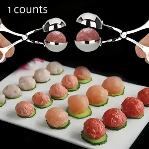 Meatball Maker Machine, Durable Stainless Steel Meatball Molder, Kitchen Tool, Cooking Utensils for Easy Cooking, Perfect for Home Use & Gifts