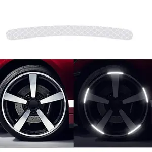20 pieces of car tires, wheels, rims, reflective stickers, blue luminous stickers, red stickers, car decorations, car accessories, car supplies