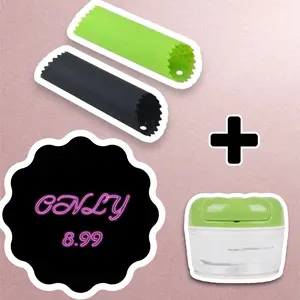 Manual Food Chopper Vegetable Cutter, Cambom Chopper Hand String Vegetable Chopper Onions Cutter for Vegetable Fruits Nuts Durable BPA Free Food Safe Material Kitchen comes with 1x chopper 1x rubber peeler 1x cleaning brush Chopping