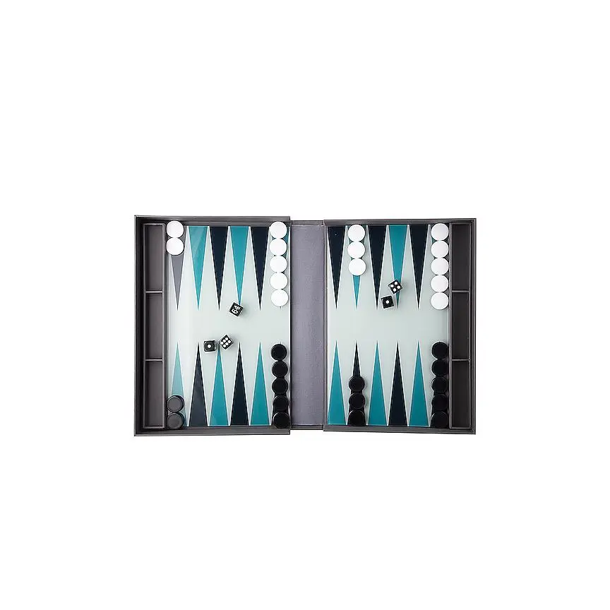 Printworks Classic Backgammon Set in Blue