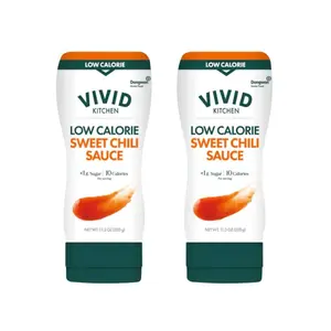 [Dongwon] Vivid Kitchen Low-Calorie Sweet Chili Sauce 320g * 2PC - Delicious Dip for Snacks and Appetizers