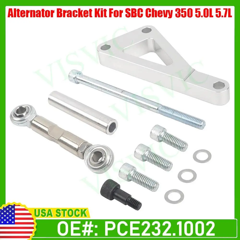 Alternator Bracket Kit for Small Block Chevy SBC 305 327 350 383 5.0L 5.7L V8