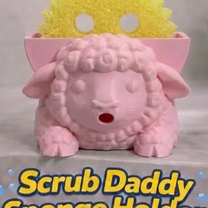 Sheep Scrub Daddy Holder - Unique Design for Holding Scrub Daddy Sponge - Perfect for Kitchen Organization