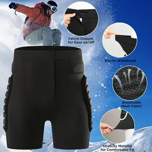 Multi-Size Anti-Drop Seat Cushion, Inline Skating Skiing Skateboarding Cycling Protection Pants, Thickened Buffer Hip Protection
