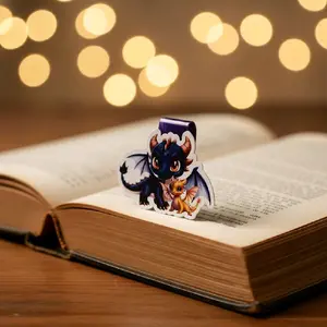 dragon magnetic bookmark. fourth wing. onyx storm