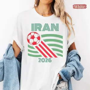 Iran Soccer Shirt, Iranian Fan Tee, Vintage Retro Football Gift, 2026 Game Day