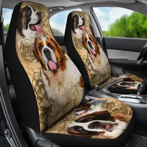 St. Bernard Car Seat Covers, Best Gift For St. Bernard Lovers